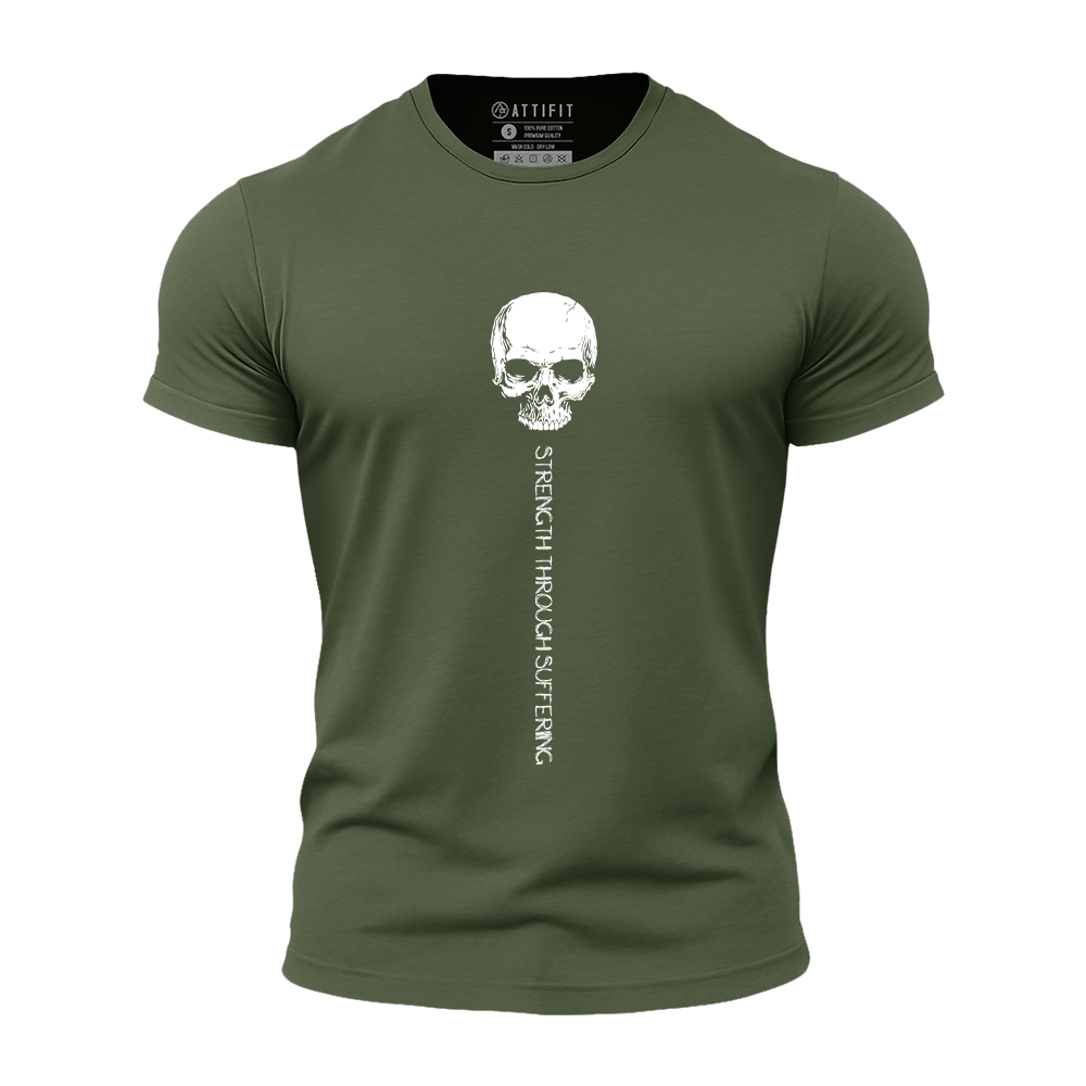 Skull Strength Athletic Quick-Dry T-Shirt