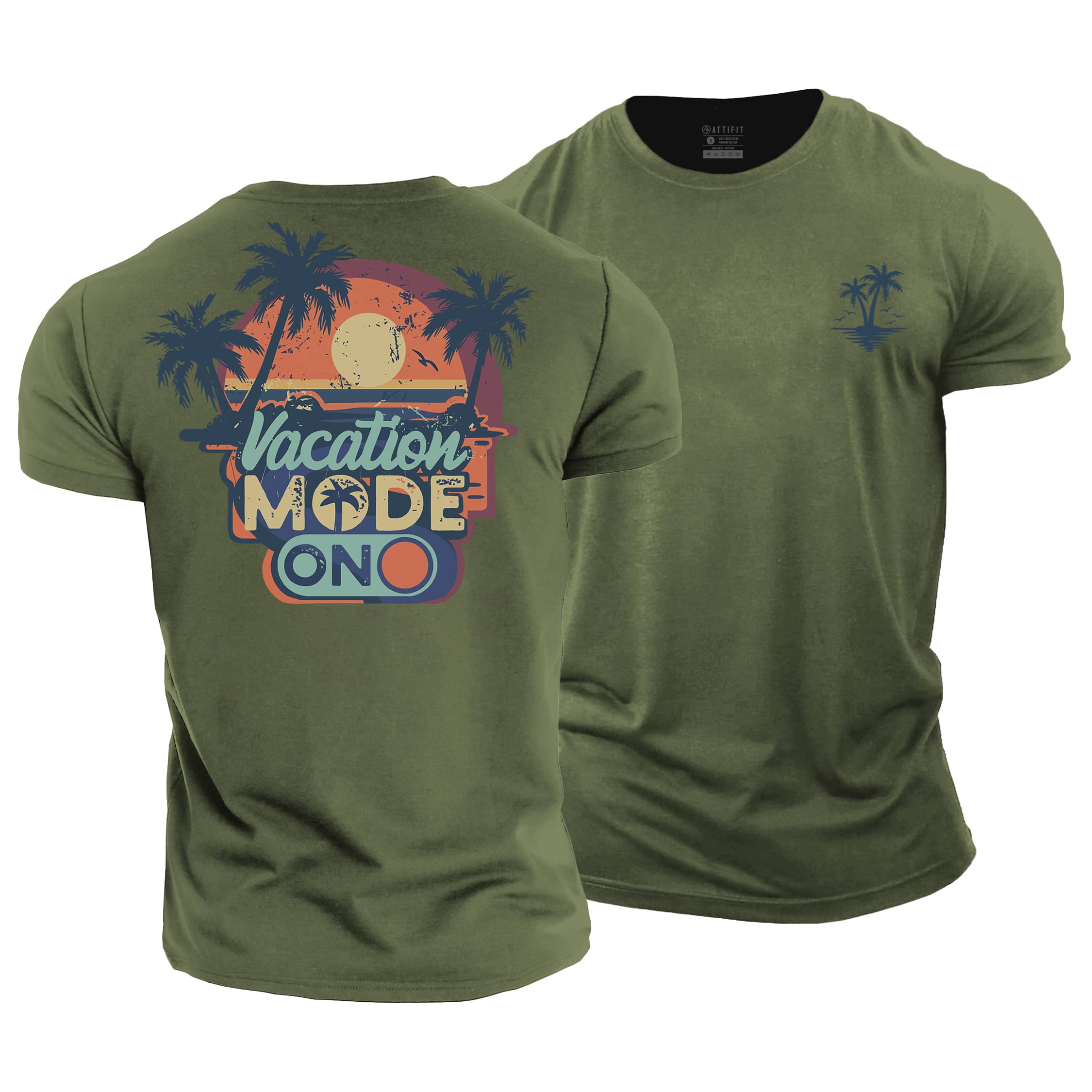 Vacation Mode On Cotton T-Shirt