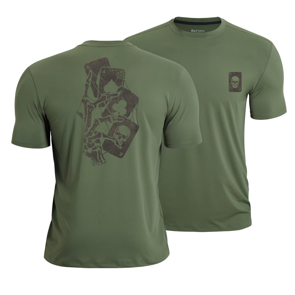 Skull Deal Athletic Quick-Dry T-Shirt