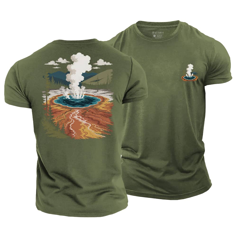 Geyser Basin Cotton T-Shirt