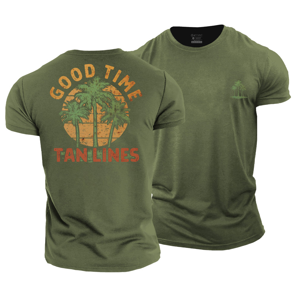 Tan Lines Cotton T-Shirt