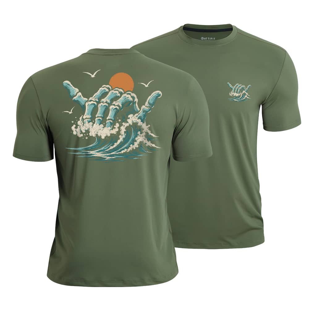 Bone Wave Quick-Dry T-Shirt