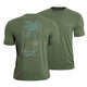 Fibonacci Sunset Wave Quick-Dry T-Shirt