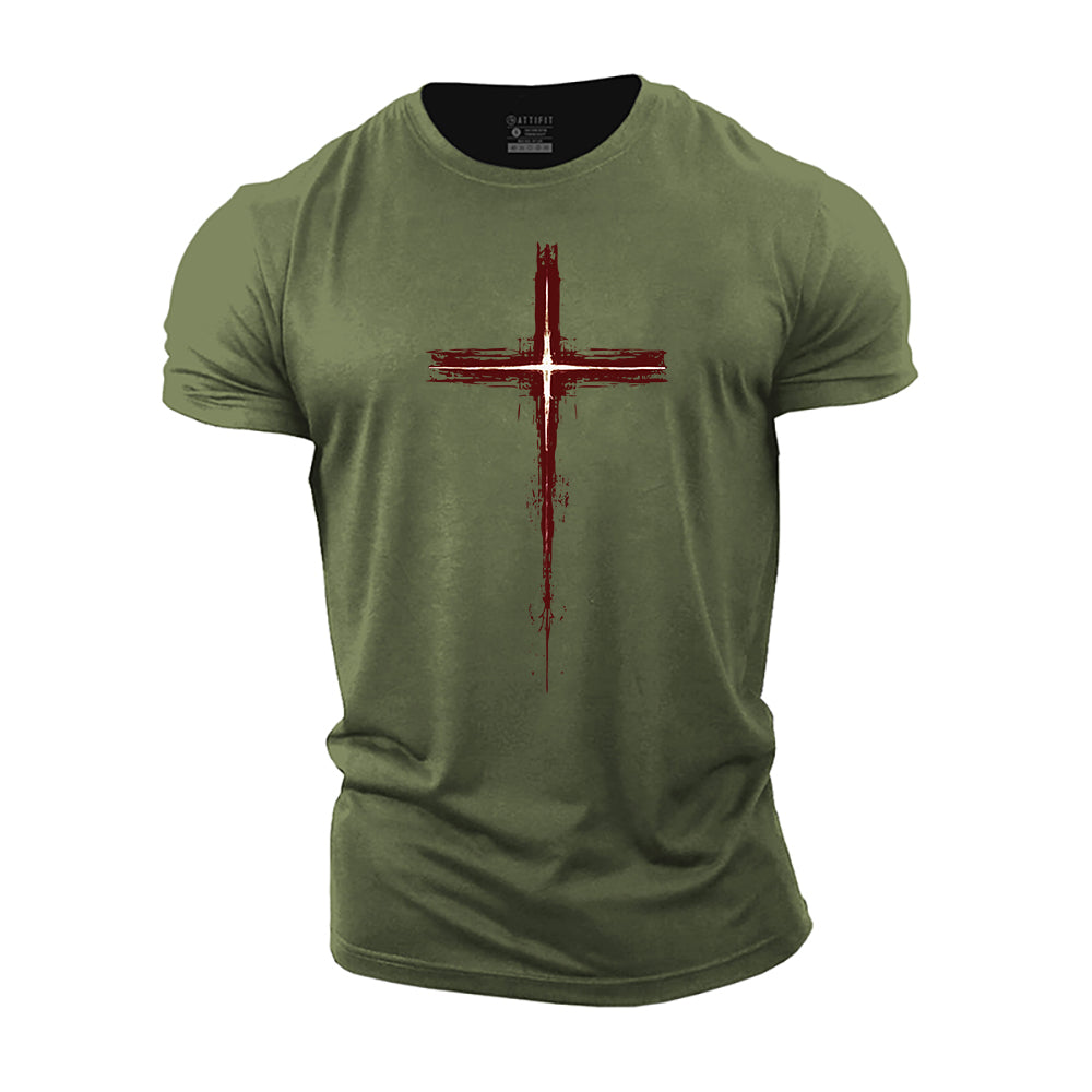 Light of Cross Cotton T-Shirt
