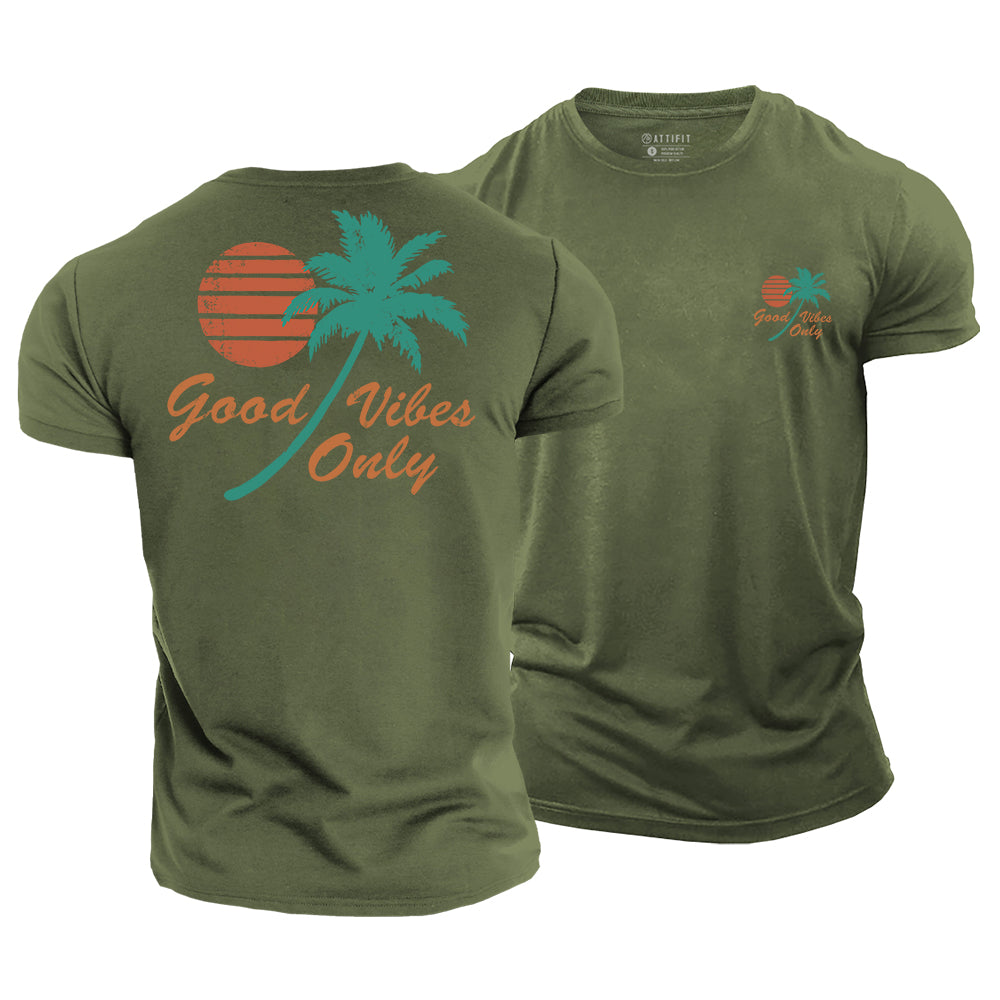 Good Vibes Only Cotton T-Shirt