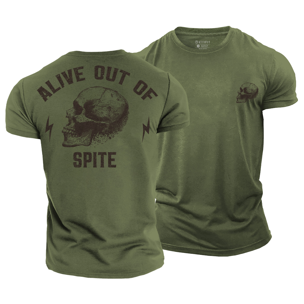Alive out of Spite Cotton T-Shirt