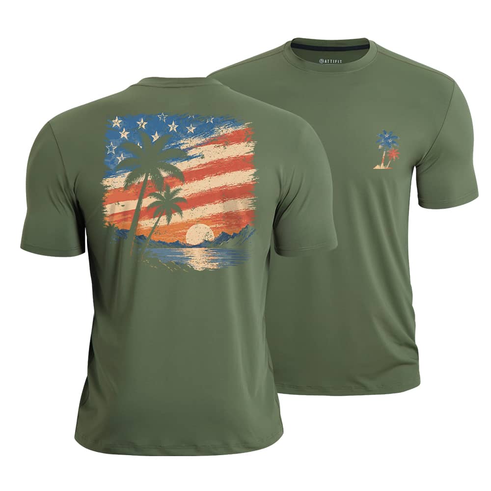 Flag Sky Quick-Dry T-Shirt