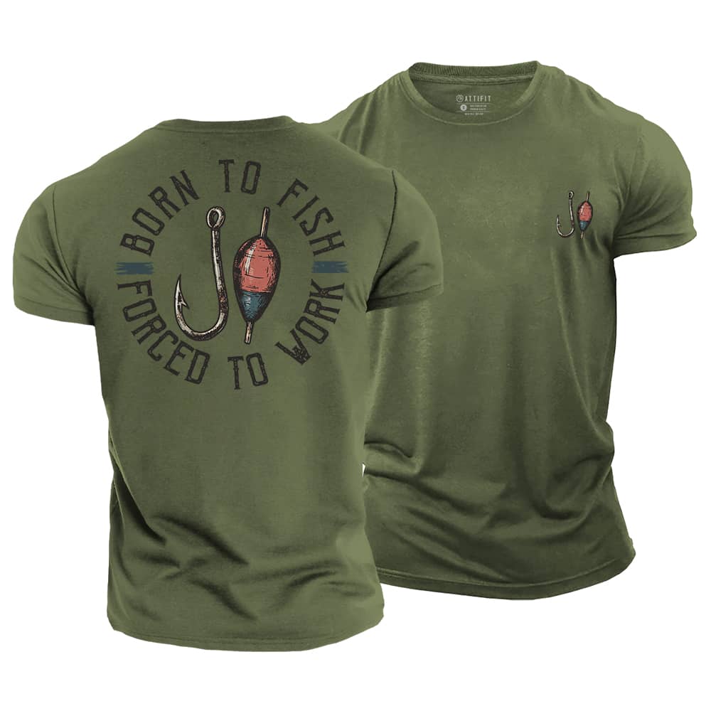 Born To Fish Cotton T-Shirt