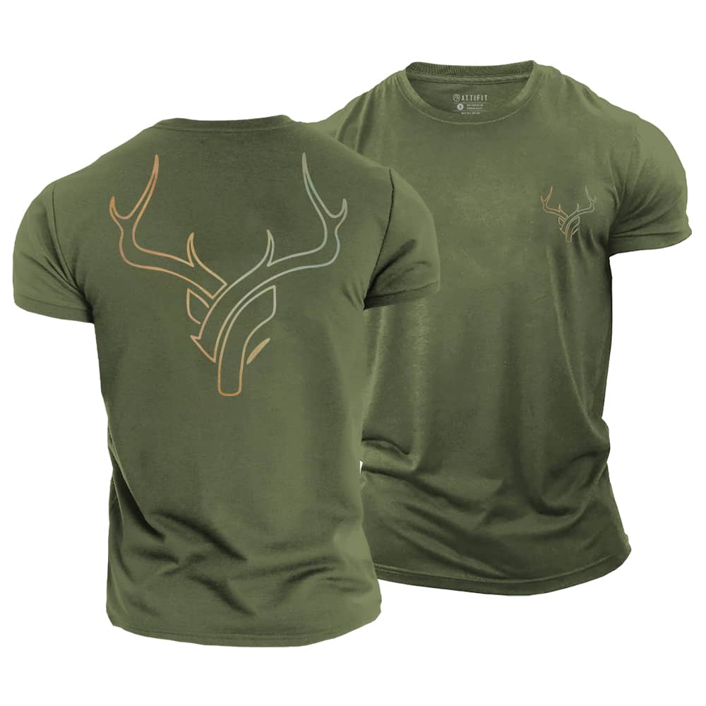 Antler Mark Cotton T-Shirt