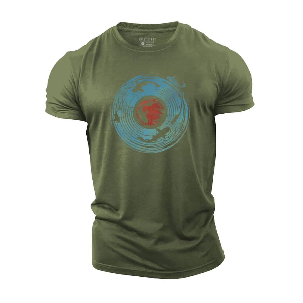 Sea Record Cotton T-Shirt