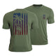 Sunset Palm Flag Quick-Dry T-Shirt