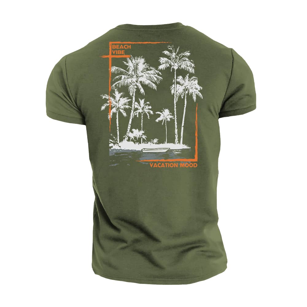 Vacation Mood Cotton T-Shirt