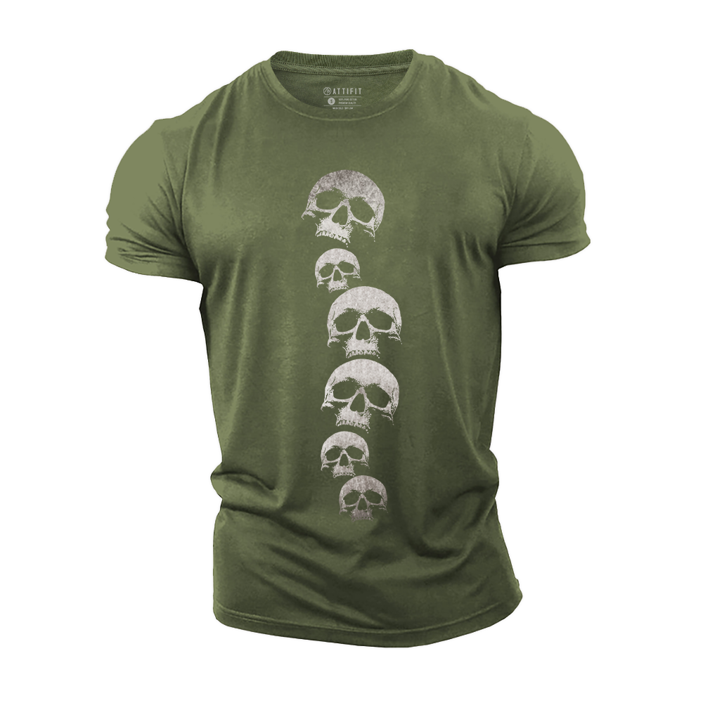 Line of Death Cotton T-Shirt