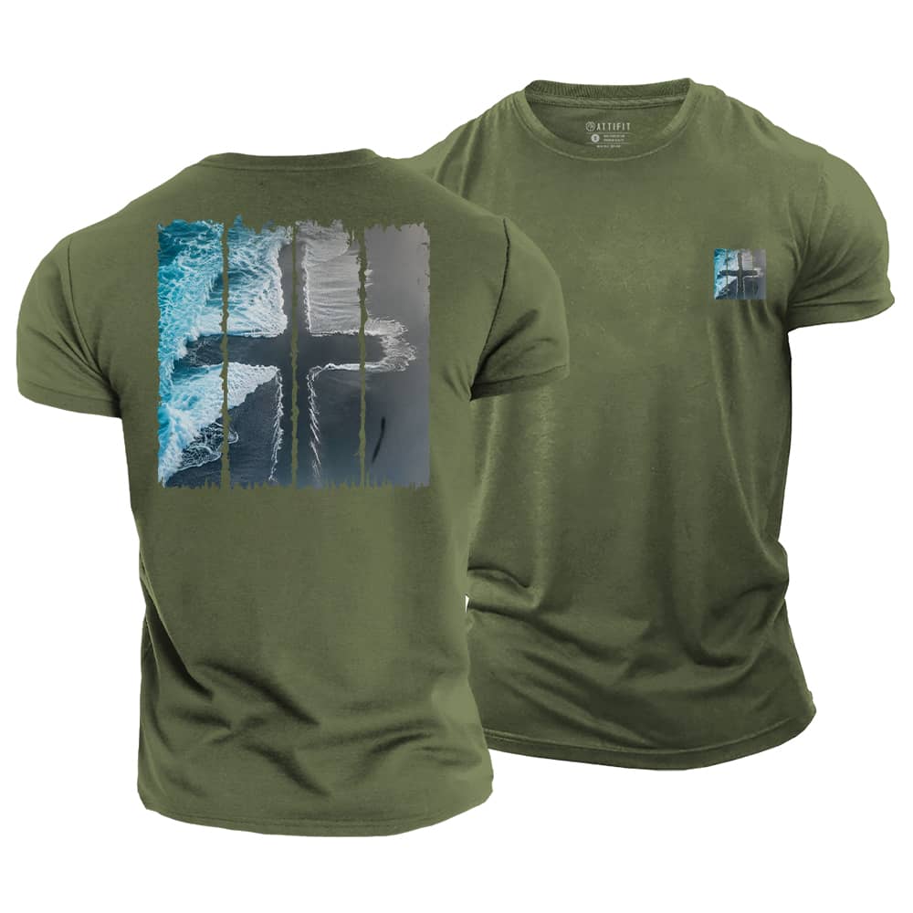 Tidal Divide Cotton T-Shirt