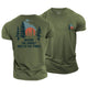 Sunset Meets Pines Cotton T-Shirt