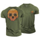 Skull Palm Cotton T-Shirt