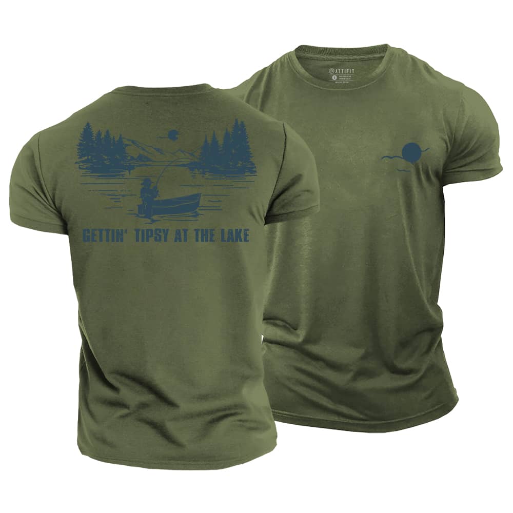 Lake Tipsy Cotton T-Shirt