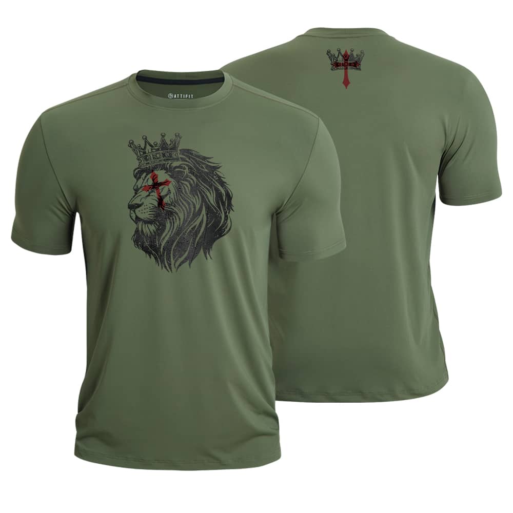 Lion Cross Athletic Quick-Dry T-Shirt