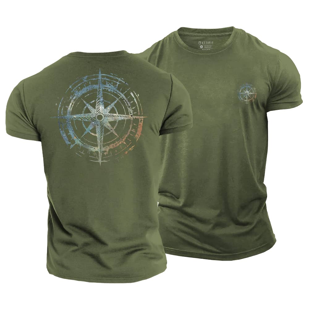 Outdoor Compass Cotton T-Shirt