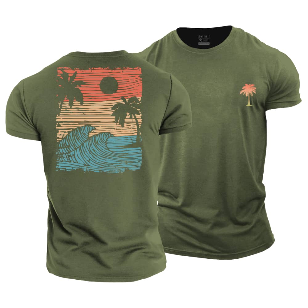 Sunset Break Cotton T-Shirt