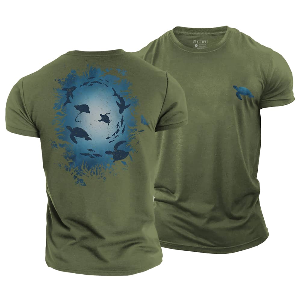 Deep Sea Cotton T-Shirt