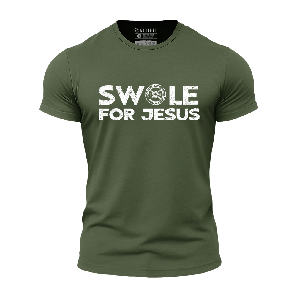 Swole for Jesus Athletic Quick-Dry T-Shirt