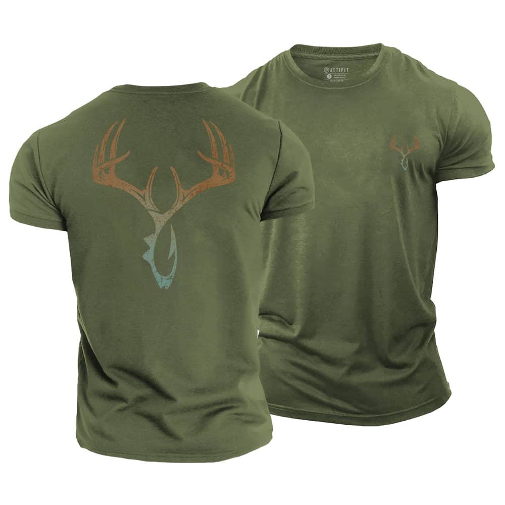 Antler Hook Cotton T-Shirt