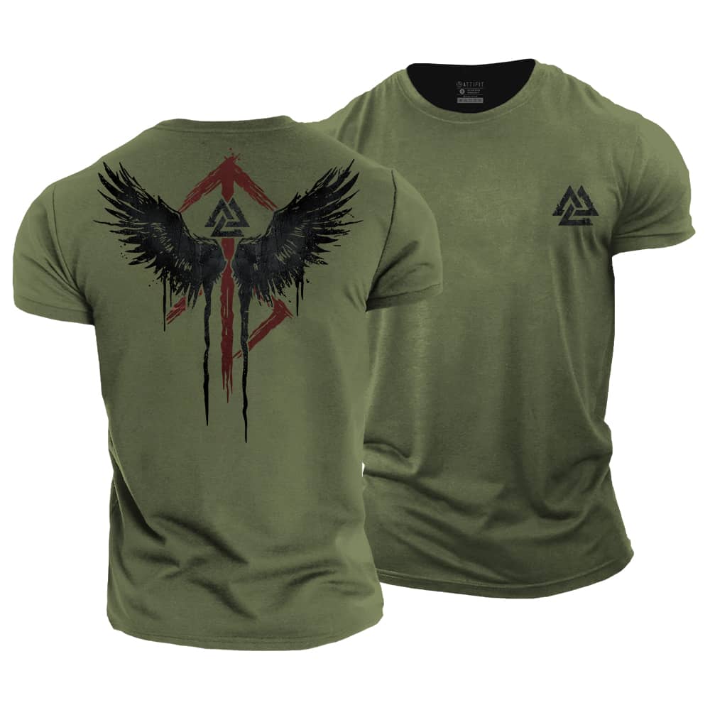 Viking Wings Cotton T-Shirt