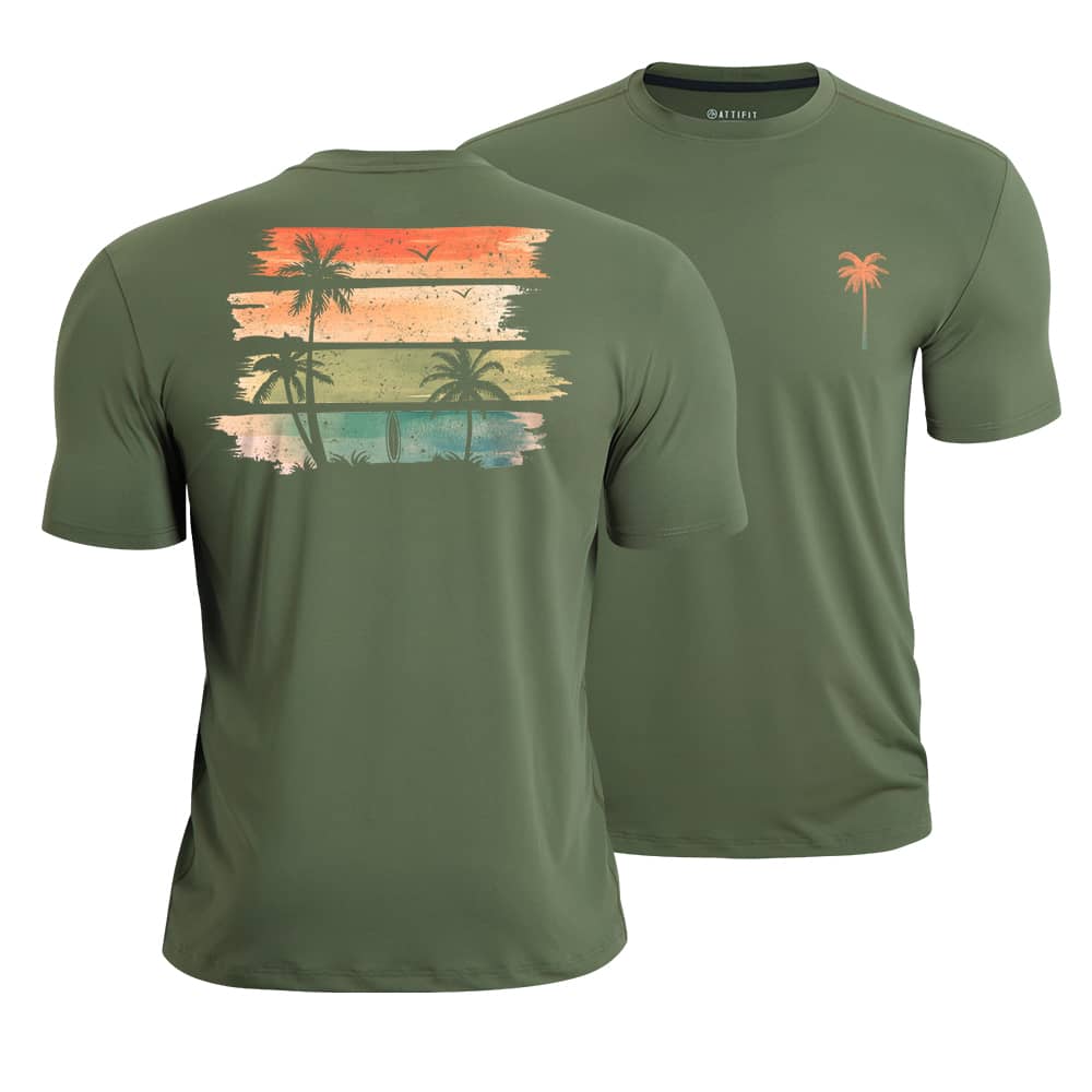 Colorful Summer Athletic Quick-Dry T-Shirt