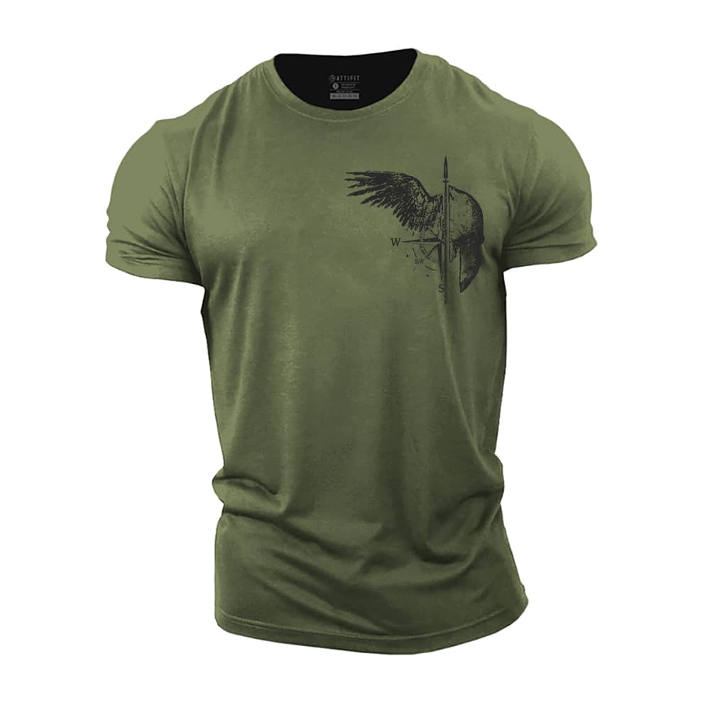 Spartan Wing Cotton T-Shirt