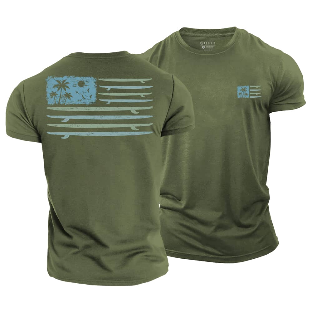 Surf Flag Cotton T-Shirt