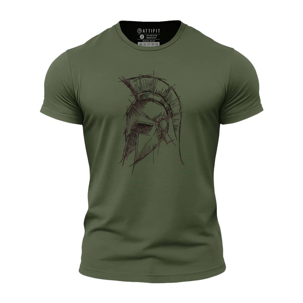 Spartan Portrait Athletic Quick-Dry T-Shirt