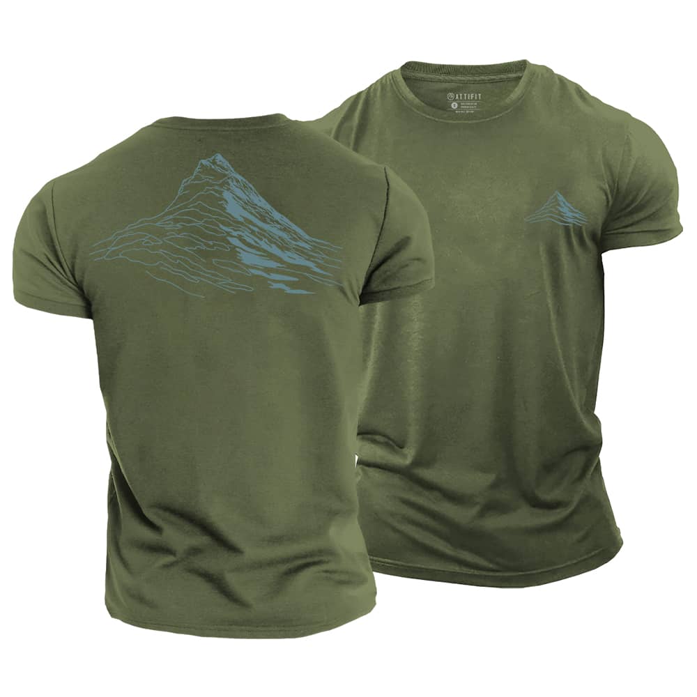 Ridge Lines Cotton T-Shirt