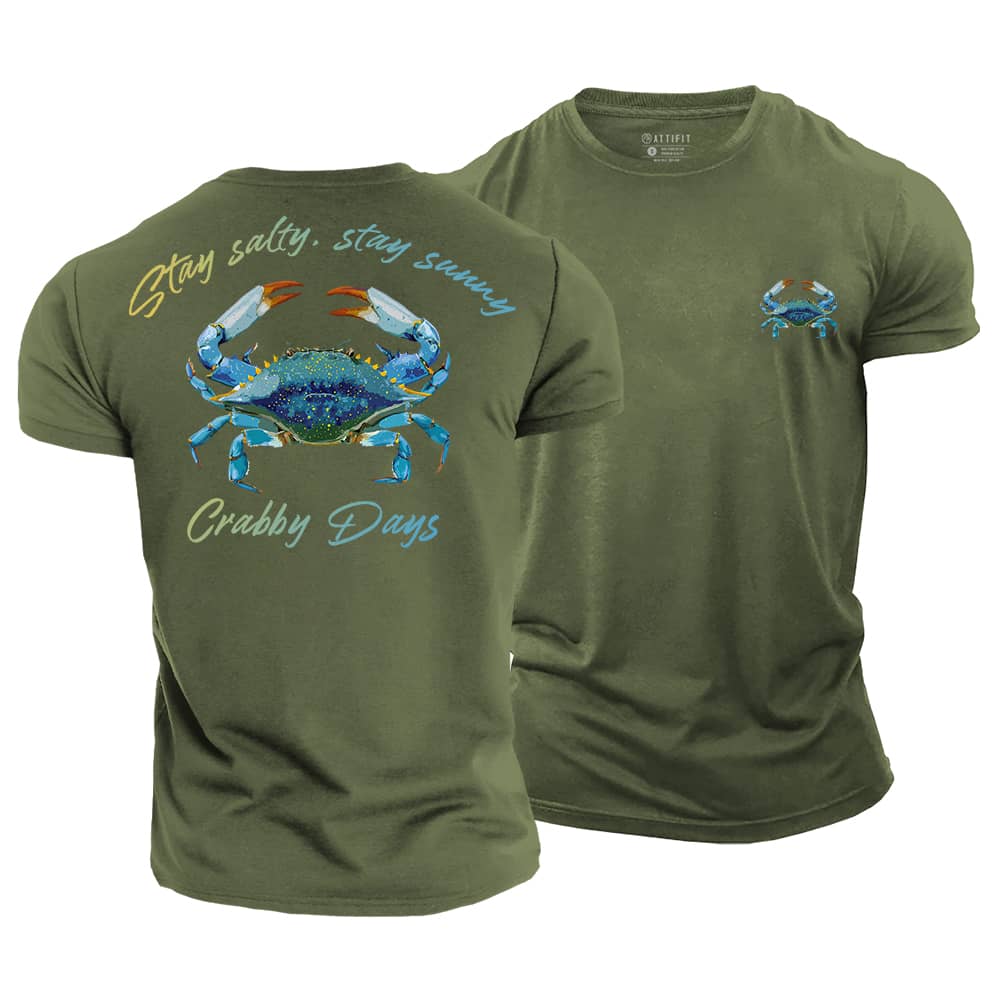 Crabby Days Cotton T-Shirt