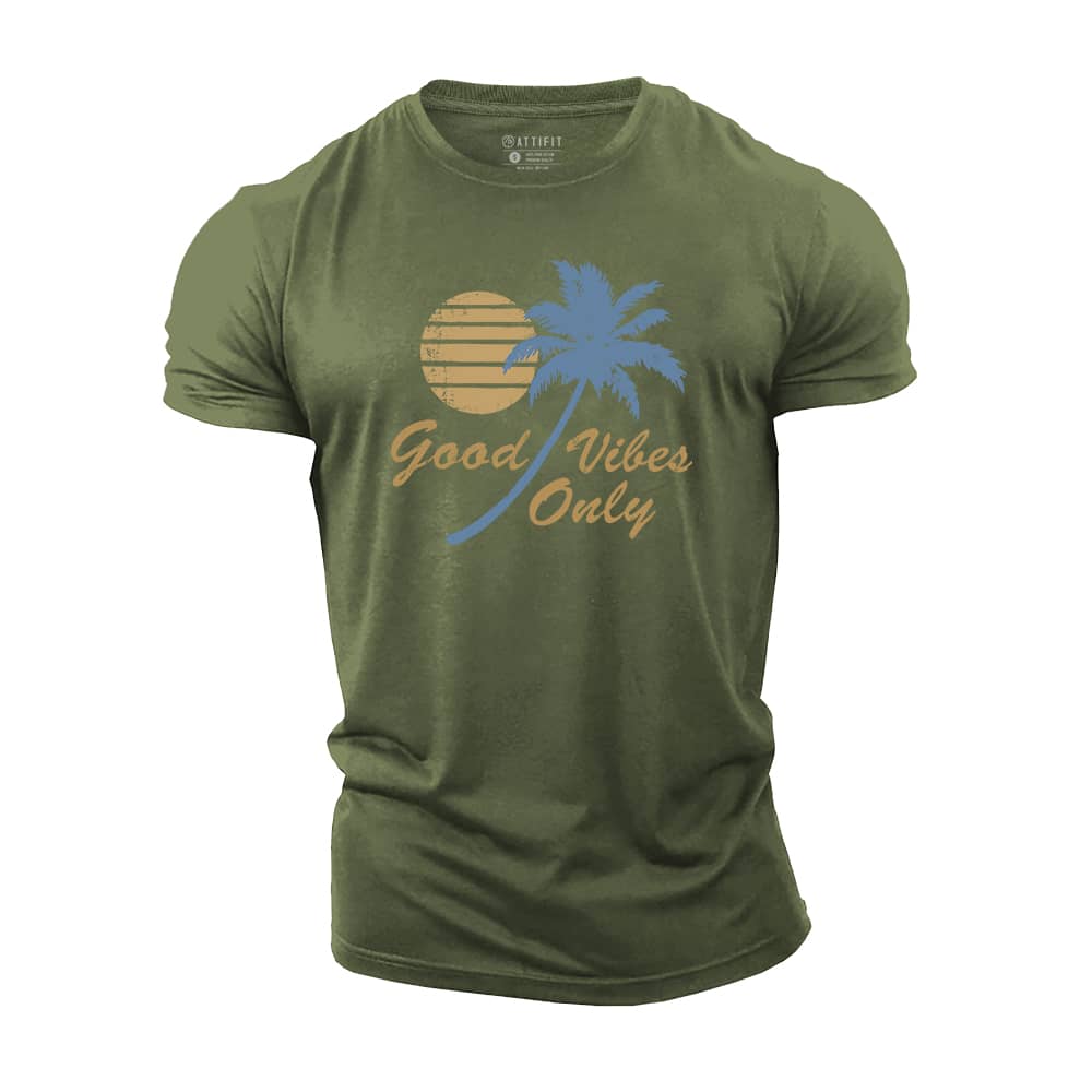 Good Vibes Only Cotton T-Shirt
