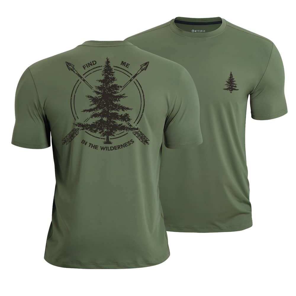 Find Me In The Wilderness Athletic Quick-Dry T-Shirt