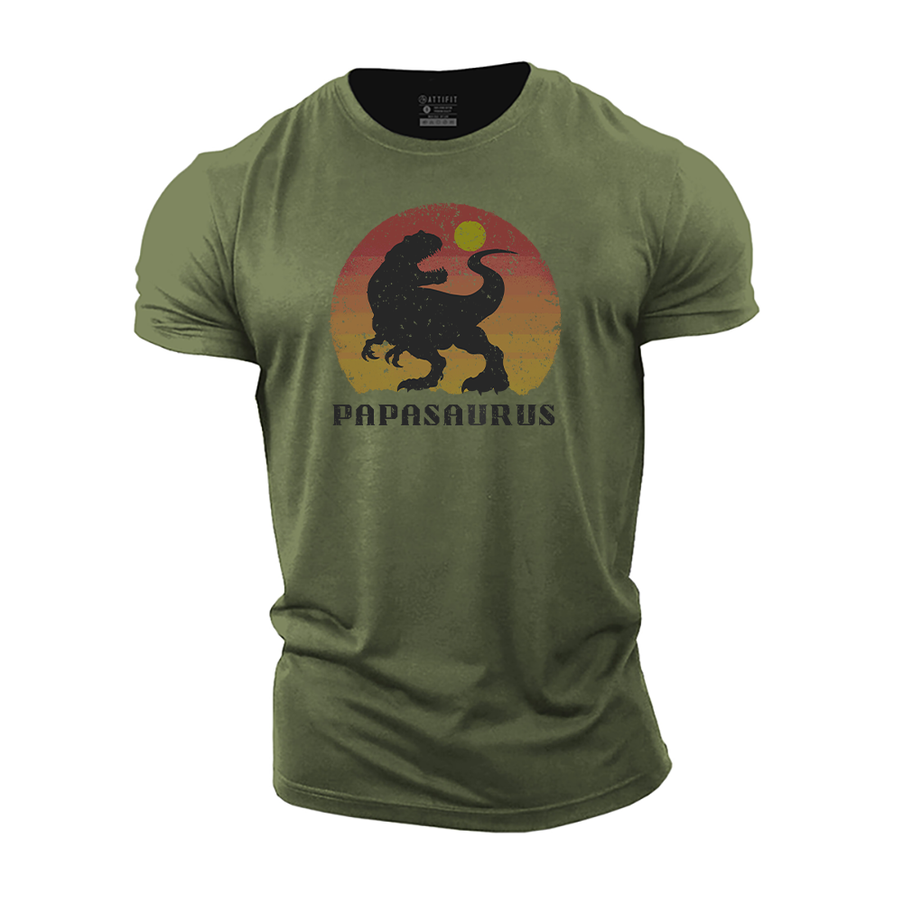 Papasaurus Cotton T-Shirt