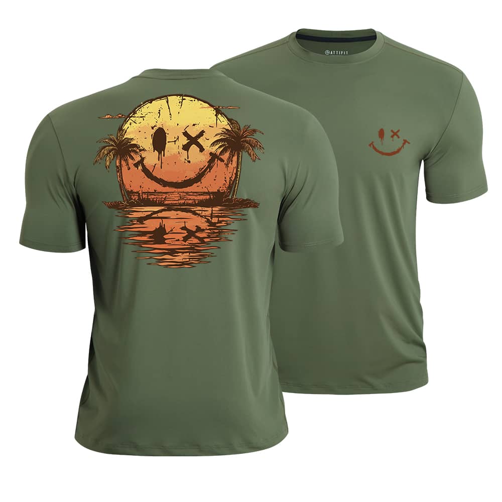 Smiley Sea Athletic Quick-Dry T-Shirt