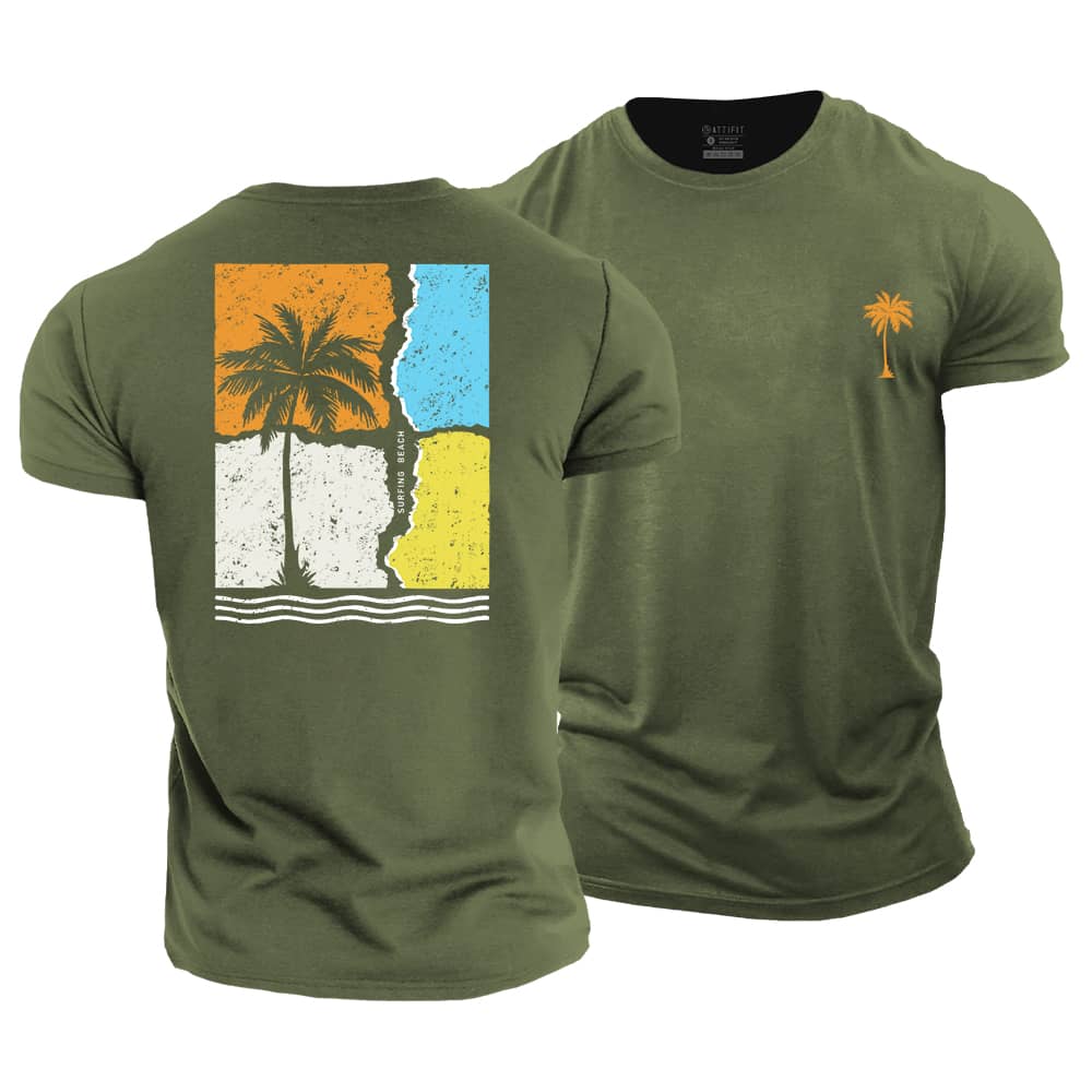 Summer Poster Cotton T-Shirt