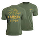 Tanned And Tipsy Quick-Dry T-Shirt