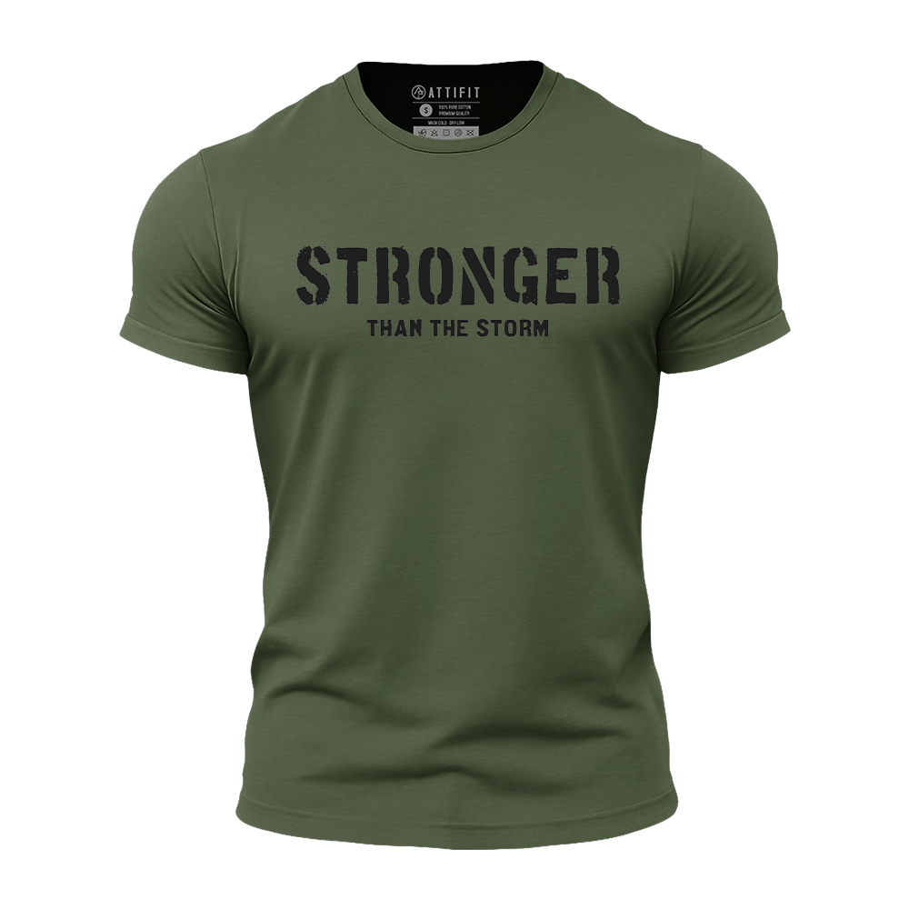 Stronger than The Storm Athletic Quick-Dry T-Shirt