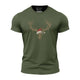 Christmas Elk Skull Quick-Dry T-Shirt