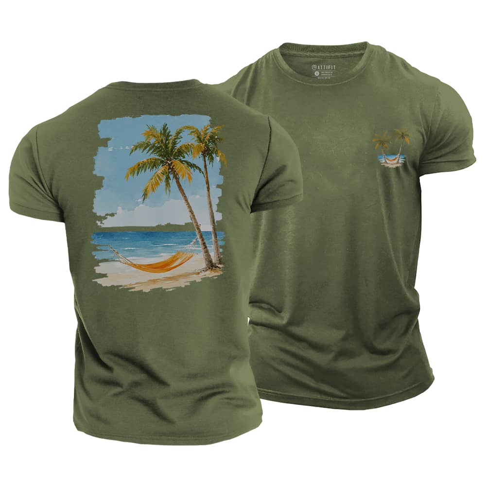 Coastal Unwind Cotton T-Shirt