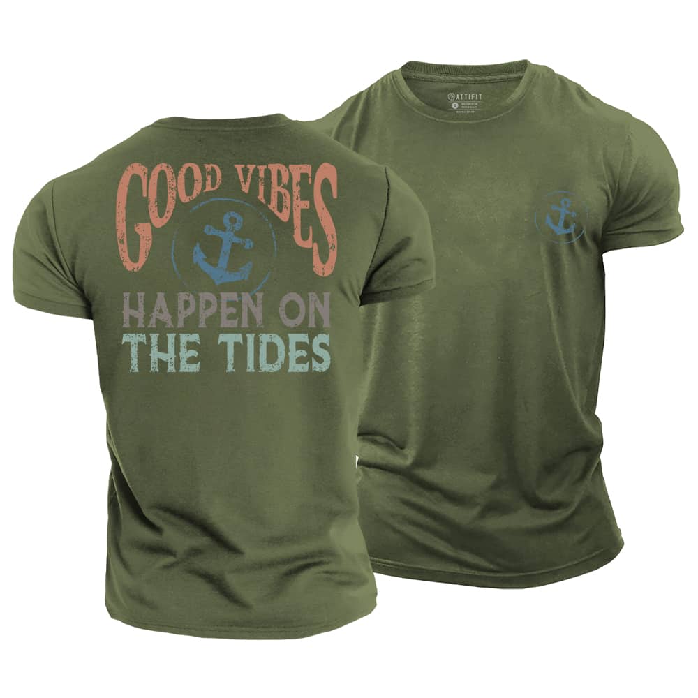 Good Tides Cotton T-Shirt