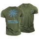 Palm Drift Cotton T-Shirt