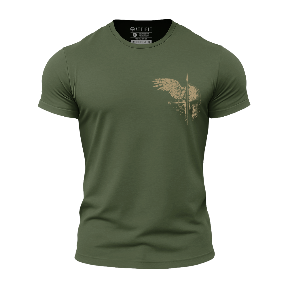 Spartan Wing Athletic Quick-Dry T-Shirt
