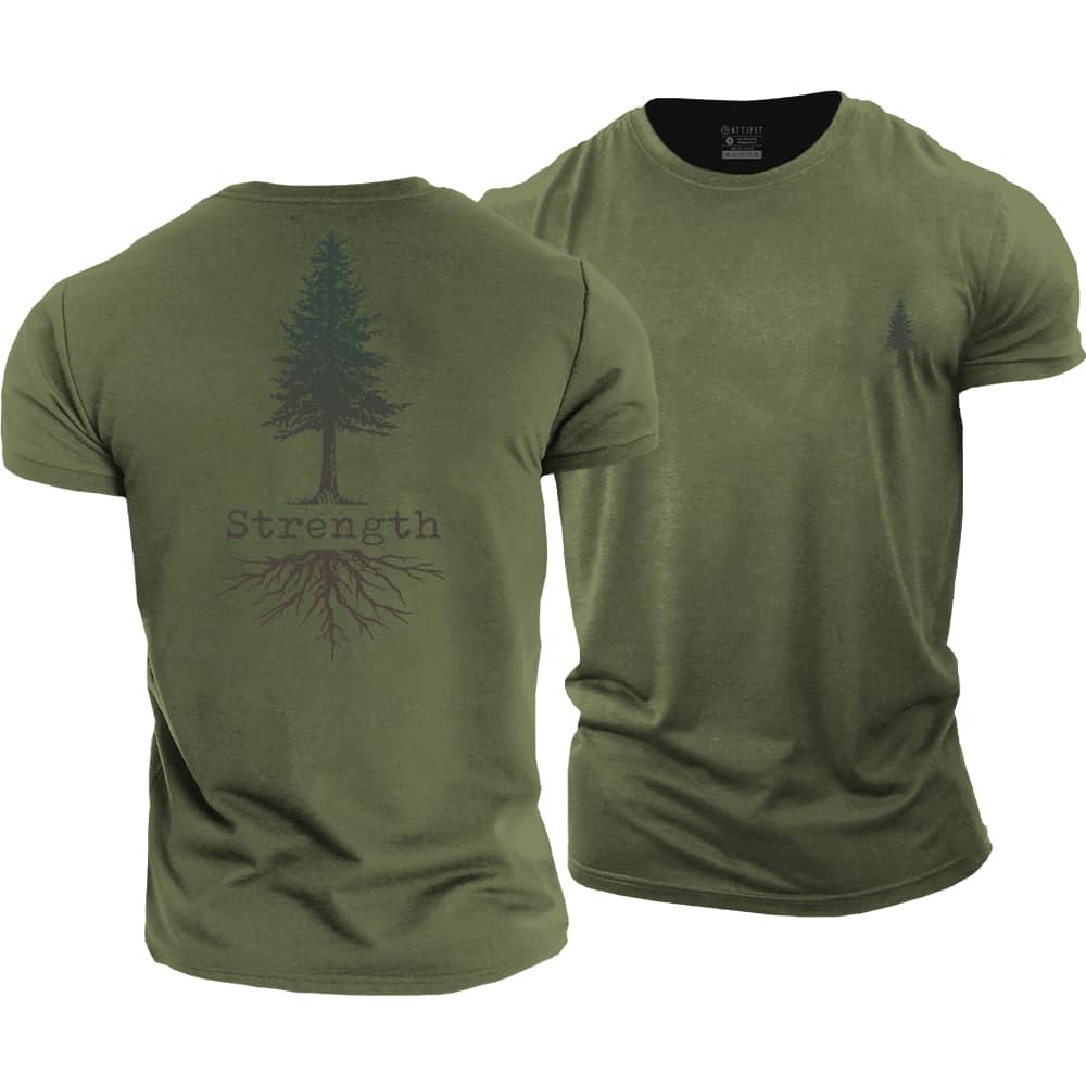 Tree Strength Cotton T-Shirt