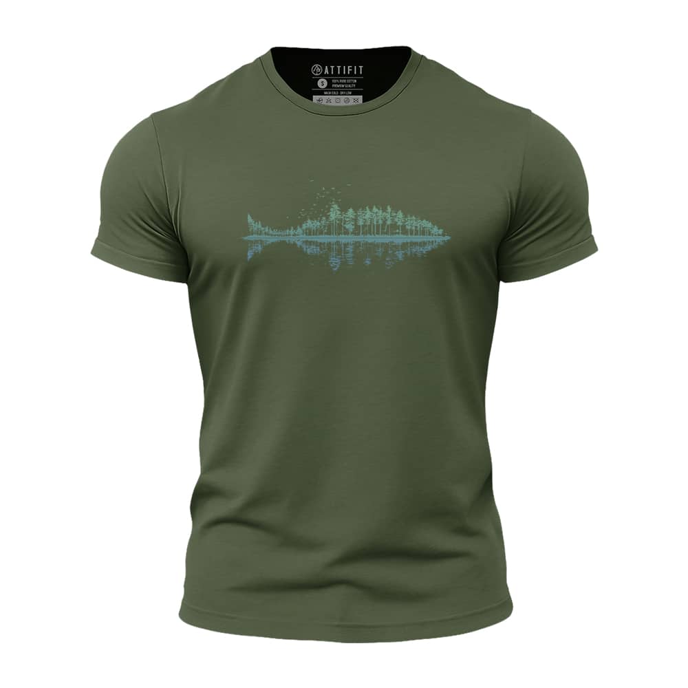 Fish Of The Forest Athletic Quick-Dry T-Shirt