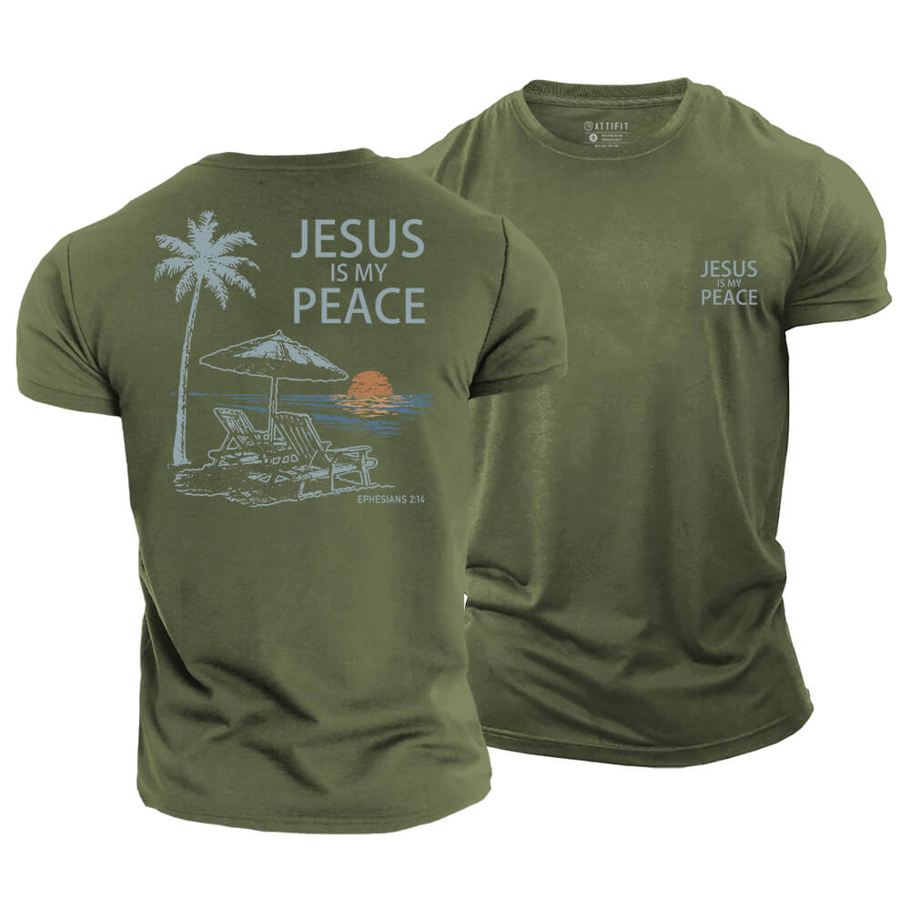 Jesus Is My Peace Cotton T-Shirt