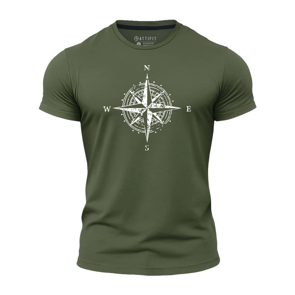 Compass Graphic Quick-Dry T-Shirt